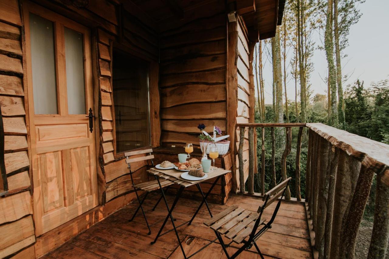 Durmiendo Entre Arboles, Bonita Cabana En La Rioja Anguciana Exteriér fotografie