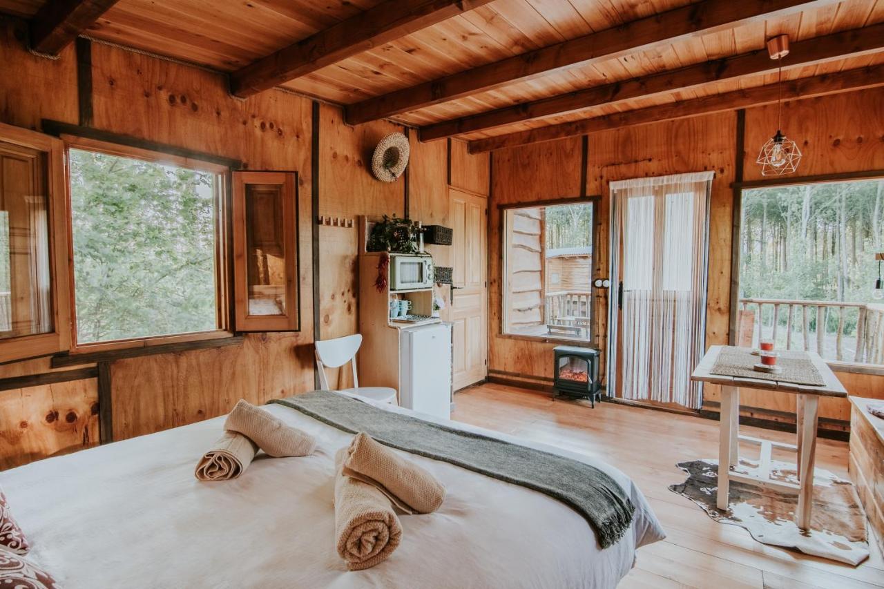 Durmiendo Entre Arboles, Bonita Cabana En La Rioja Anguciana Exteriér fotografie